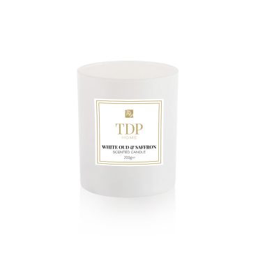 White Oud & Saffron Candle (200g)